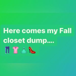 Clearing out the closet…goodies coming